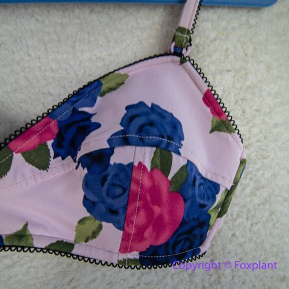 Seafolly floral print bikini top, women size‎ 6 - Picture 2 of 8